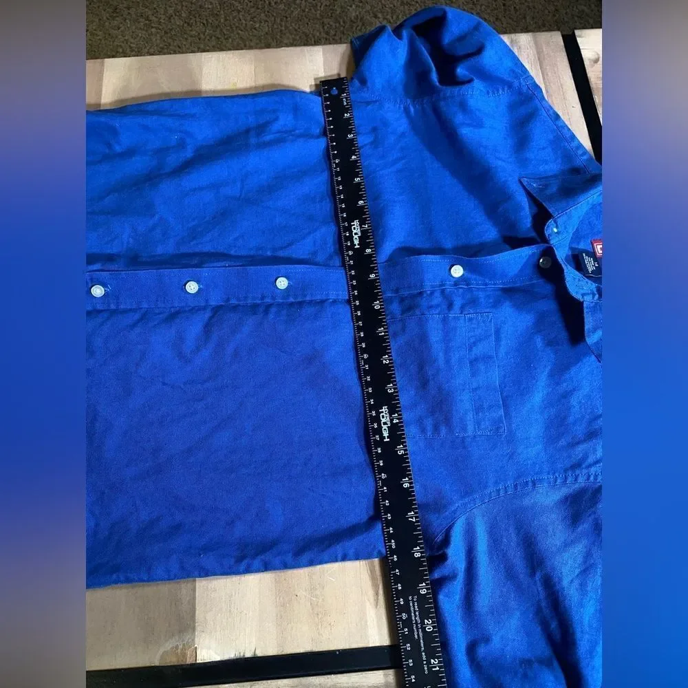 Blue‎ chaps long sleeve button down